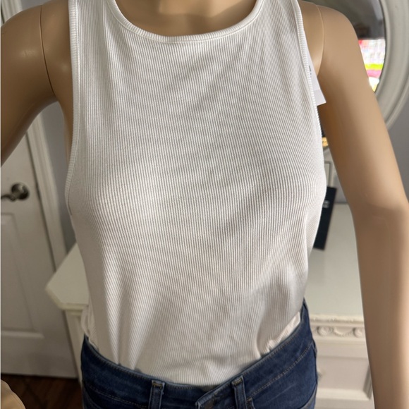 LOFT Ribbed Racerback Tank, NWT - Picture 3 of 4